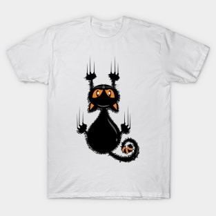 Sliding cat T-Shirt